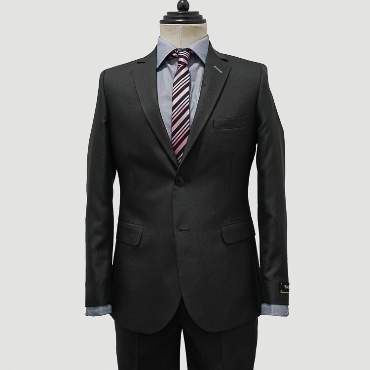 traje caf diseno labrado marca smart slim 127256 CAFE 1