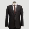 traje caf estructura labrada marca smart slim 144963 CAFE 1