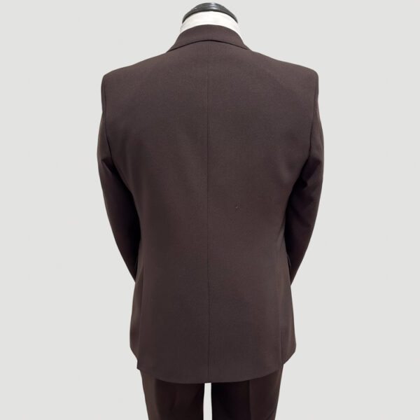 traje caf estructura labrada marca smart slim 145605 CAFE 2