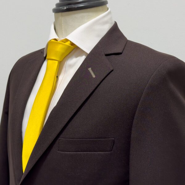 traje caf estructura labrada marca smart slim 145605 CAFE 3