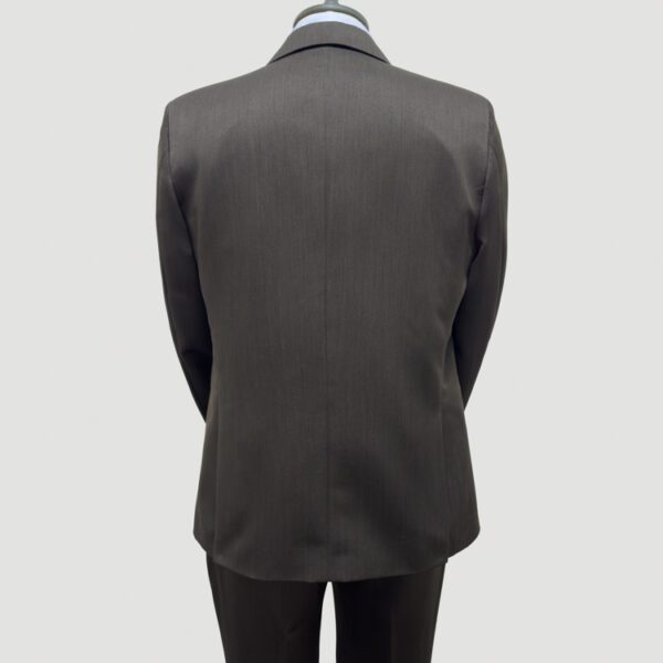 traje caf estructura labrada marca smart slim 147634 CAFE 2