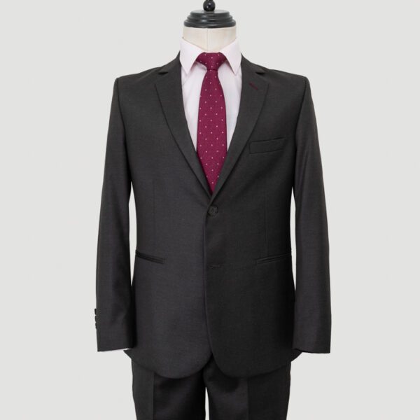 traje caf estructura labrada marca smart slim 148093 CAFE 1