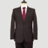 traje caf estructura labrada marca smart slim 148144 CAFE 1