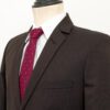 traje caf estructura labrada marca smart slim 148144 CAFE 2