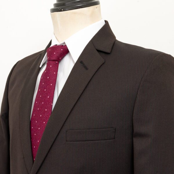 traje caf estructura labrada marca smart slim 148144 CAFE 2