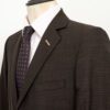 traje caf estructura labrada marca smart slim 150668 CAFE 2