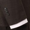 traje caf estructura labrada marca smart slim 150668 CAFE 4