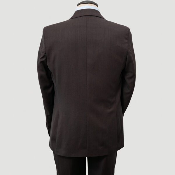 traje caf estructura labrada marca smart slim 152967 CAFE 3