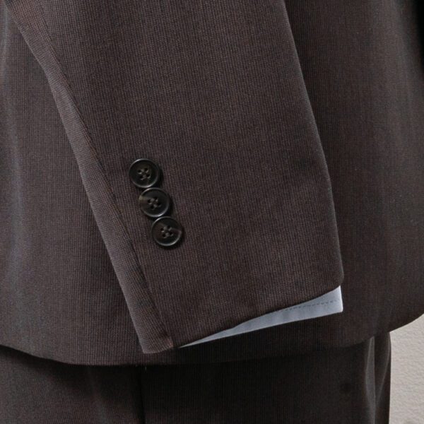 traje caf estructura labrada marca smart slim 152967 CAFE 4