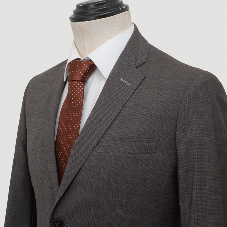 traje caf estructura plana marca colletti slim 162075 CAFE 2