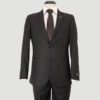 traje caf estructura plana marca smart slim 153006 CAFE 1