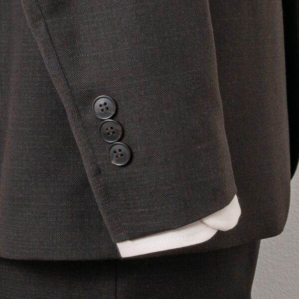 traje caf estructura plana marca smart slim 153006 CAFE 4