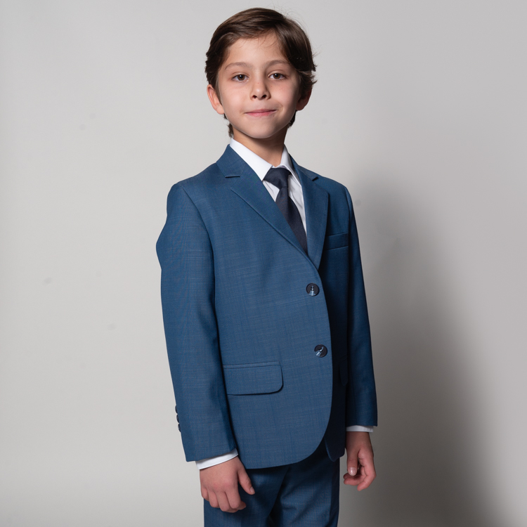 traje de nino azul estructura labrada marca emporium cl sico 150677 AZUL 1