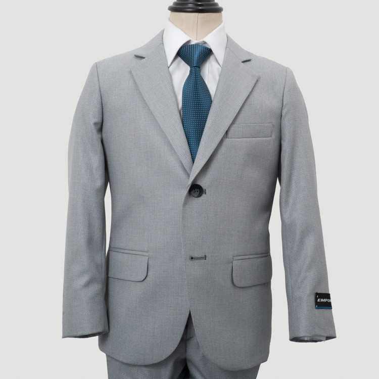 traje de nino gris estructura labrada marca emporium cl sico 155202 GRIS 1
