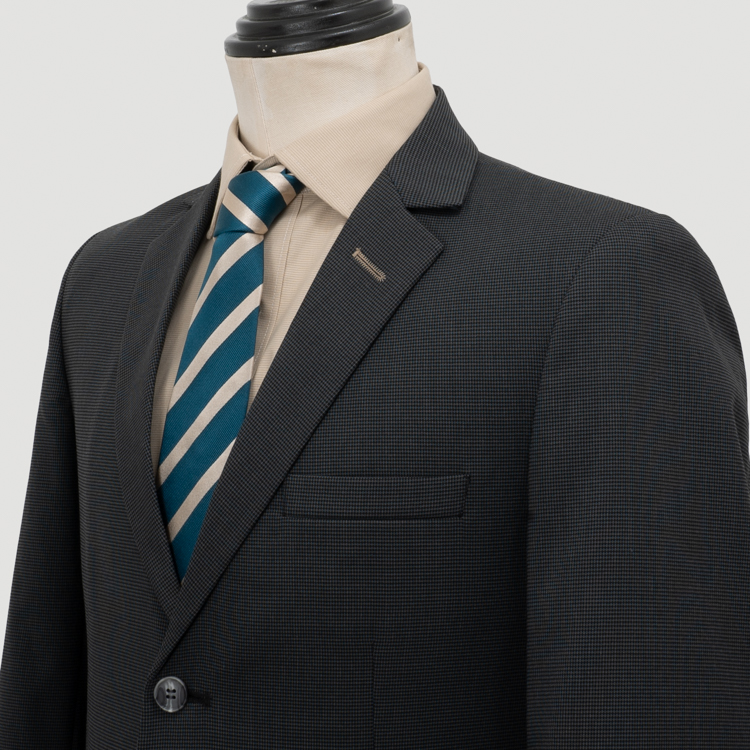 traje gis oxf estructura plana marca smart slim 161387 GRIS OXF 2