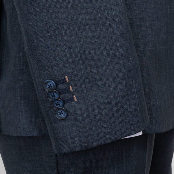 traje gris estructura labrada marca emporium slim 148845 GRIS 4
