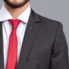 traje gris estructura labrada marca emporium slim 152800 GRIS OXF 2