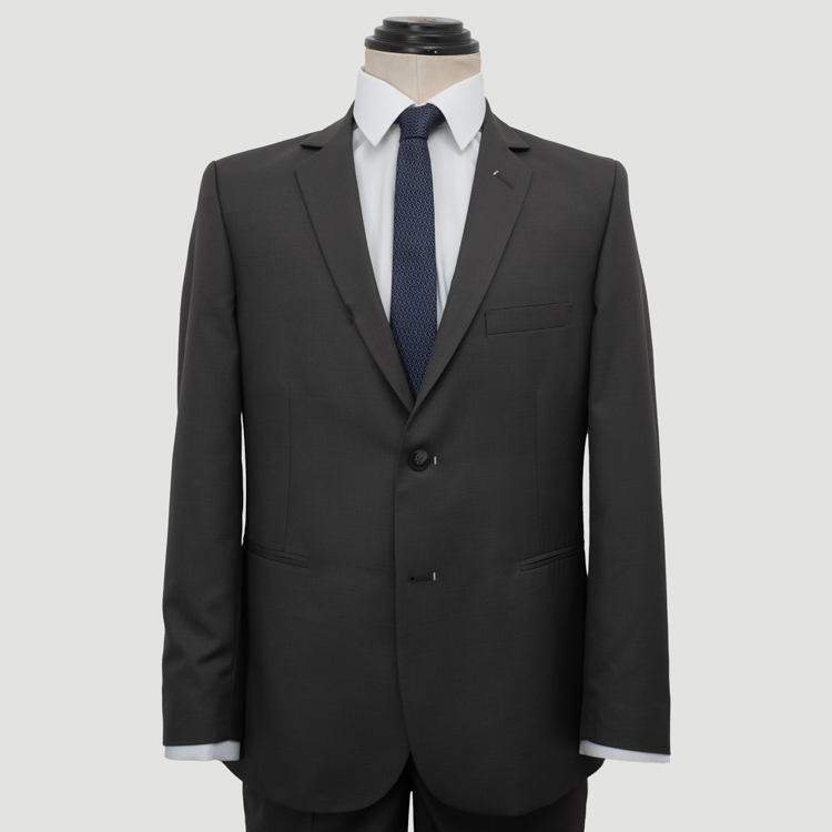 traje gris estructura labrada marca emporium slim 160119 GRIS 1