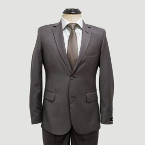 traje gris estructura labrada marca smart slim 139110 195029 1