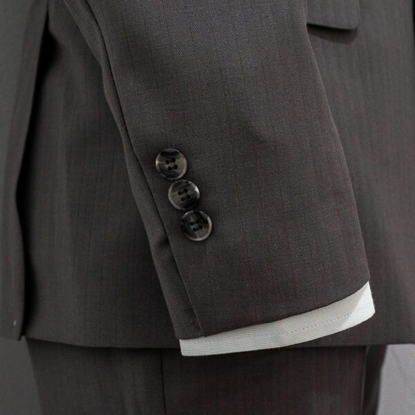 traje gris estructura labrada marca smart slim 139110 GRIS 4