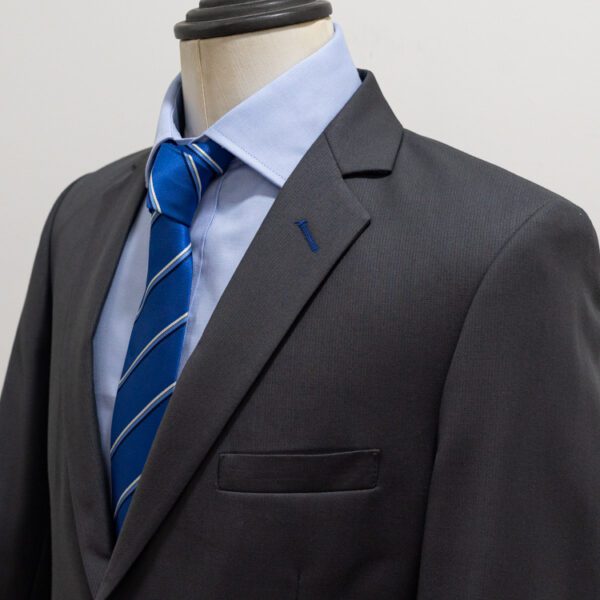 traje gris estructura labrada marca smart slim 139151 GRIS 2