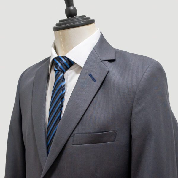 traje gris estructura labrada marca smart slim 139199 195020 3