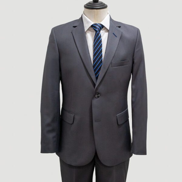 traje gris estructura labrada marca smart slim 139199 GRIS 1