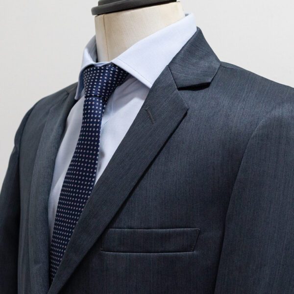 traje gris estructura labrada marca smart slim 143328 GRIS 4