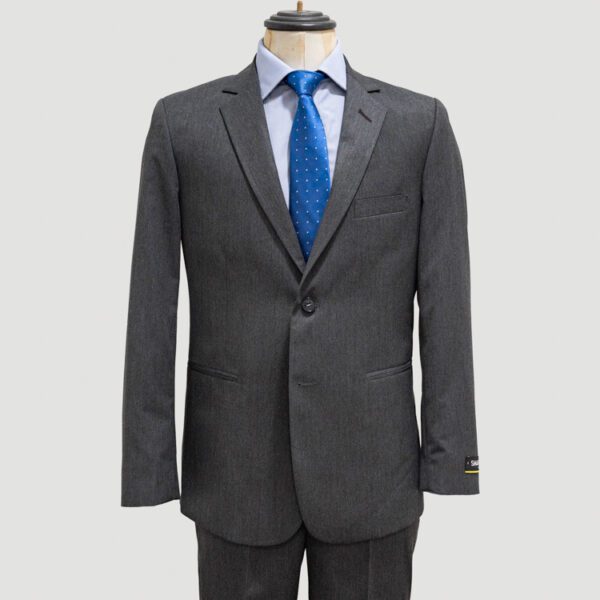 traje gris estructura labrada marca smart slim 144582 GRIS 1