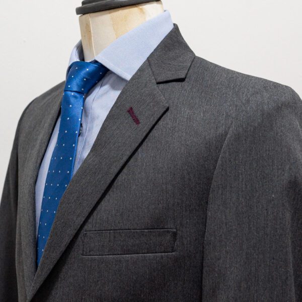 traje gris estructura labrada marca smart slim 144582 GRIS 2