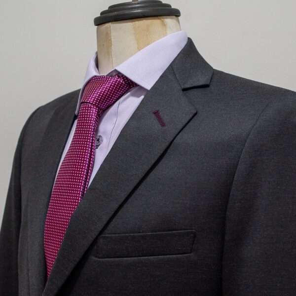 traje gris estructura labrada marca smart slim 144979 GRIS 2