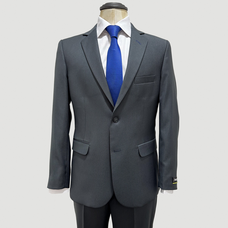 traje gris estructura labrada marca smart slim 145836 373226 1