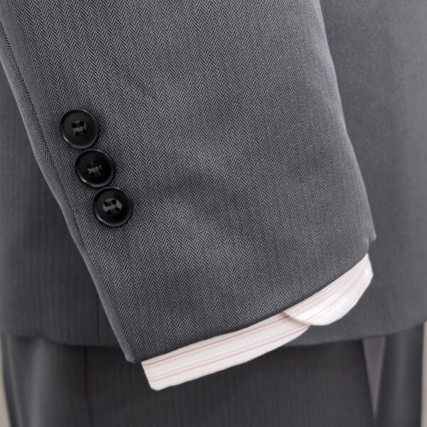 traje gris estructura labrada marca smart slim 147651 GRIS 3