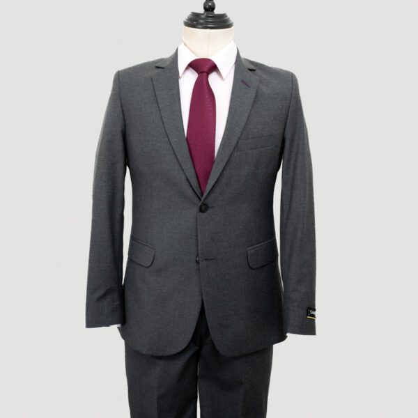 traje gris estructura labrada marca smart slim 152911 GRIS 1