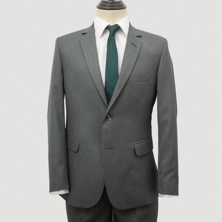 traje gris estructura labrada marca smart slim 157356 GRIS CLA 1
