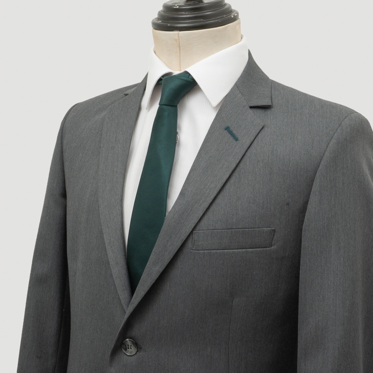 traje gris estructura labrada marca smart slim 157356 GRIS CLA 2