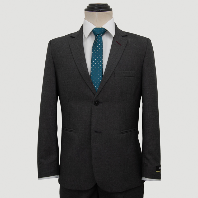 traje gris estructura plana marca smart slim 161433 GRIS 1