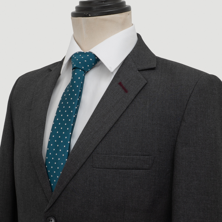 traje gris estructura plana marca smart slim 161433 GRIS 2