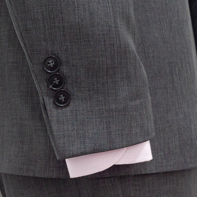 traje gris oxf estilo plano marca smart slim 131694 GRIS OXF 3
