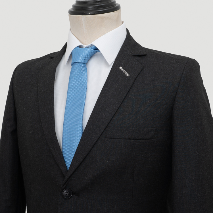traje gris oxf estructura plana marca smart slim 161406 GRIS OXF 2