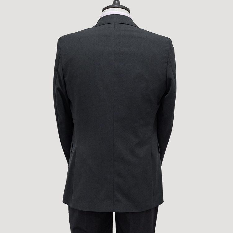 traje gris oxford estructura plana marca smart slim 130917 GRIS 4