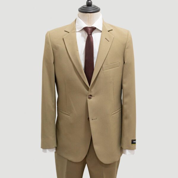 traje khaki estructura labrada marca smart slim 144000 KHAKI 1
