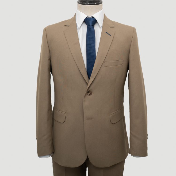 traje khaki estructura plana marca smart slim 157891 336005 1