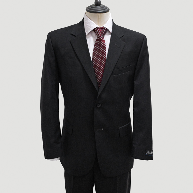 traje negro estructura labrada marca colletti cl sico 148650 NEGRO 1