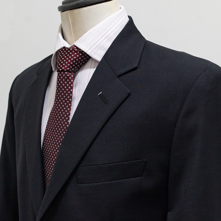 traje negro estructura labrada marca colletti cl sico 148650 NEGRO 3