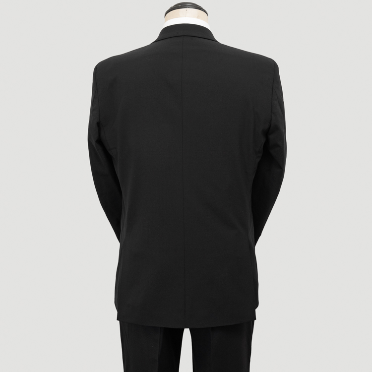 traje negro estructura labrada marca colletti cl sico 152853 NEGRO 3