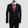 traje negro estructura labrada marca colletti slim 145163 NEGRO 1