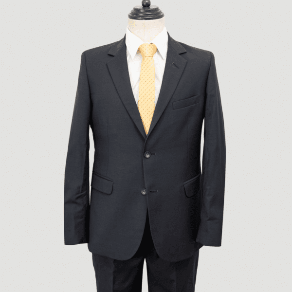 traje negro estructura labrada marca colletti slim 147878 NEGRO 1