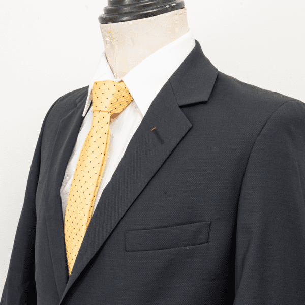 traje negro estructura labrada marca colletti slim 147878 NEGRO 2