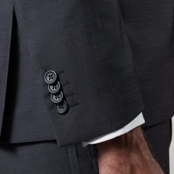traje negro estructura labrada marca colletti slim 150928 NEGRO 4